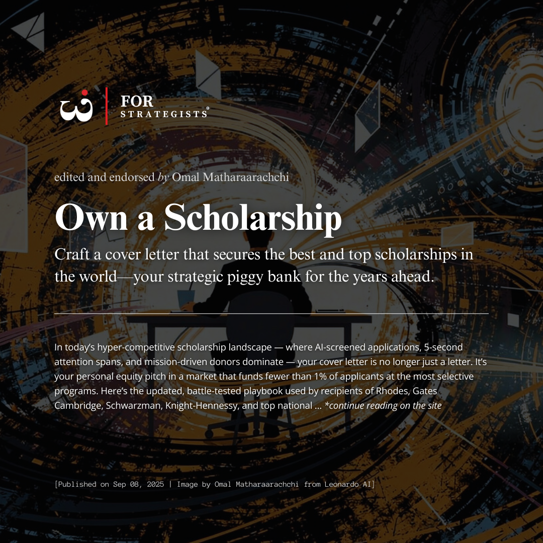 Craft a cover letter that secures the best and top scholarships in the world—your strategic piggy bank for the years ahead