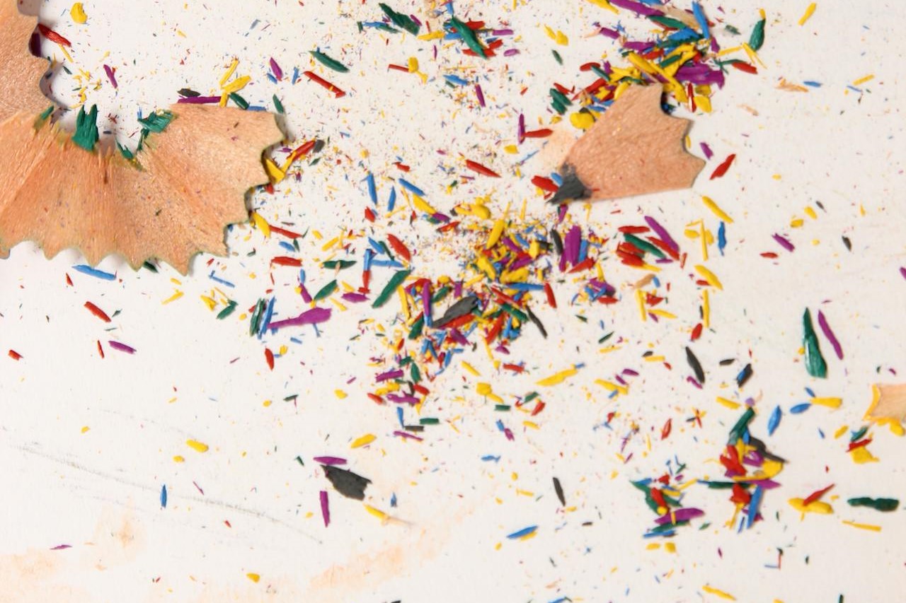 Photo by Patrick Joy: https://www.pexels.com/photo/pencil-shavings-on-white-surface-10766292/