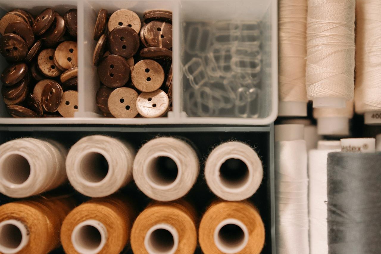 Photo by Pavel Danilyuk: https://www.pexels.com/photo/stacks-of-sewing-materials-6461136/